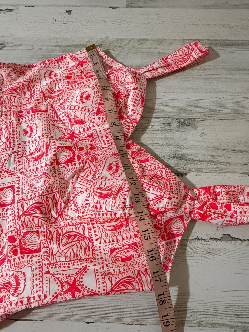 Lilly Pulitzer Rocko Romper Minzer Red Seaside Harbour Print - Picture 12 of 13